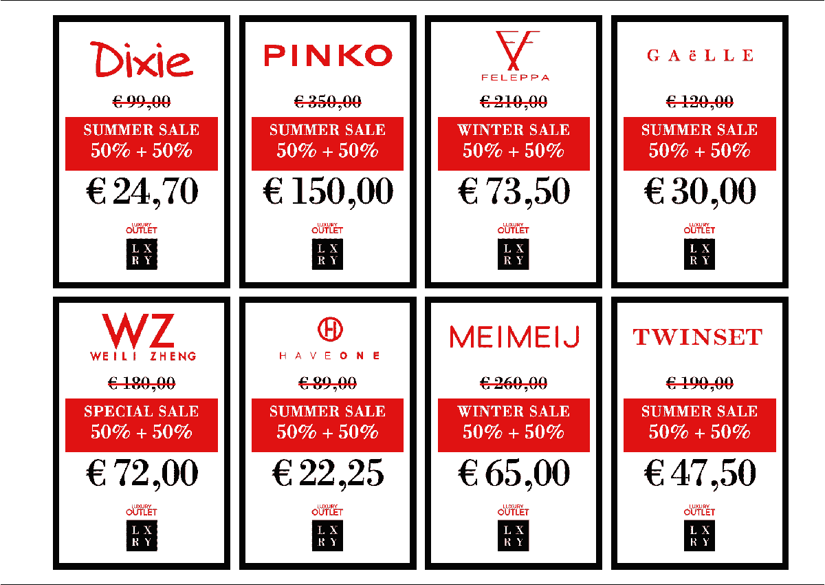 Anteprima Cartellini Promozionali