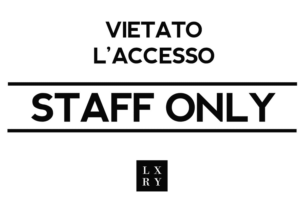Staff Only